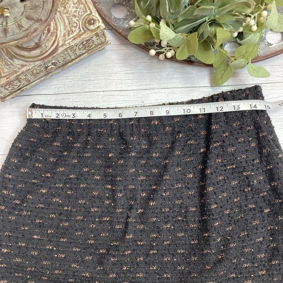 St. John Knit Metallic Skirt - Picture 3 of 7